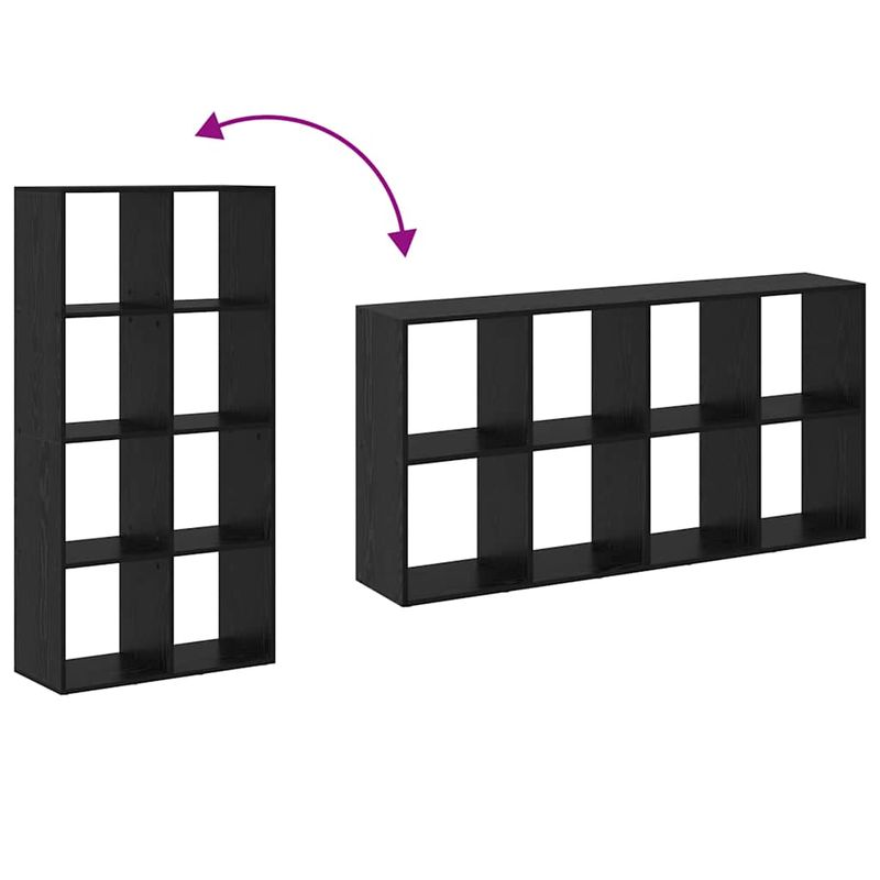 Casa si Gradina - Mobilier - Biblioteci si rafturi - Biblioteci - Dulap pentru carti Stejar negru 69.5 x 29 x 137.5 cm - Infinity.ro