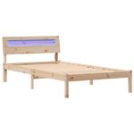 Casa si Gradina - Mobilier - Paturi si accesorii - Paturi - Cadru de pat Maro 80 x 200 cm Lemn de brad solid - Infinity.ro