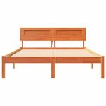 Casa si Gradina - Mobilier - Paturi si accesorii - Paturi - Cadru de pat Maro ceruit 120 x 190 cm Lemn de brad solid - Infinity.ro