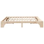 Casa si Gradina - Mobilier - Paturi si accesorii - Paturi - Pat 200x200 cm din Lemn de Pin - Infinity.ro