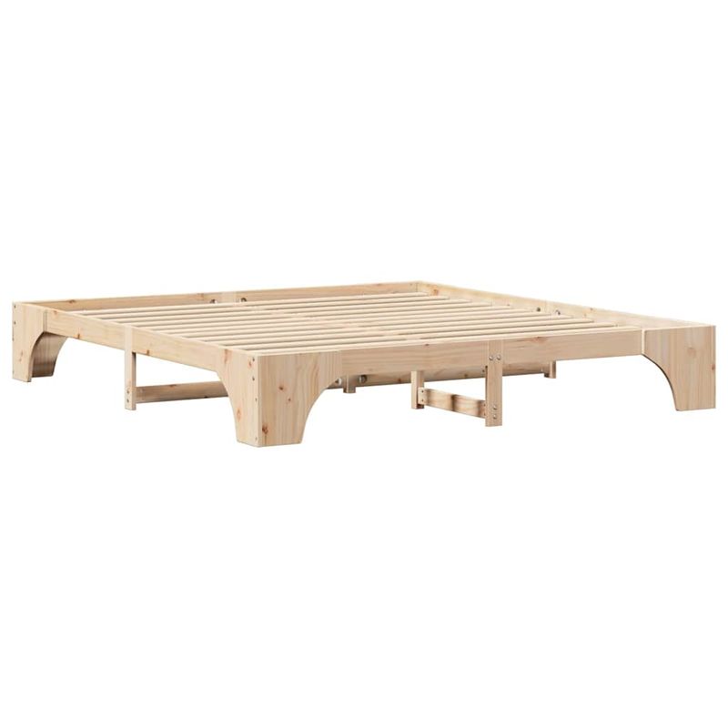 Casa si Gradina - Mobilier - Paturi si accesorii - Paturi - Pat 200x200 cm din Lemn de Pin - Infinity.ro