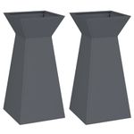 Casa si Gradina - Gradinarit si plante - Plante si ghivece - Ghivece si suporturi - Suport pentru plante Antracit Plastic 35 x 35 x 73 cm - Infinity.ro