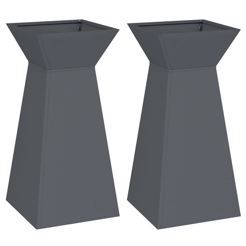 Casa si Gradina - Gradinarit si plante - Plante si ghivece - Ghivece si suporturi - Suport pentru plante Antracit Plastic 35 x 35 x 73 cm - Infinity.ro