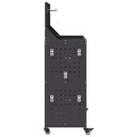 Casa si Gradina - Constructii - Depozitare, transport si protectie - Organizatoare si cutii scule - Carucior pentru unelte cu raft cu roata Negru 65 x 35 x 111 cm Metal - Infinity.ro