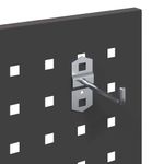 Casa si Gradina - Constructii - Depozitare, transport si protectie - Organizatoare si cutii scule - Carucior pentru unelte cu raft cu roata Negru 65 x 35 x 111 cm Metal - Infinity.ro