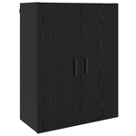 Casa si Gradina - Mobilier - Comode si corpuri - Comode - Dulap montat pe perete cu raft Stejar negru 69.5 x 34 x 90 cm - Infinity.ro