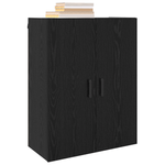 Casa si Gradina - Mobilier - Comode si corpuri - Comode - Dulap montat pe perete cu raft Stejar negru 69.5 x 34 x 90 cm - Infinity.ro
