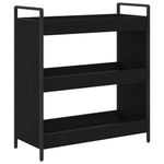 Casa si Gradina - Bucatarie si vesela - Ustensile bucatarie - Cosuri servire - Troler de Bucatarie Stejar negru 70 x 30 x 82 cm Lemn compozit - Infinity.ro