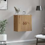 Casa si Gradina - Mobilier - Dulapuri si sifoniere - Dulapuri - Dulap de perete stejar artizanal 60 x 31 x 60 cm Lemn compozit - Infinity.ro