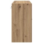 Casa si Gradina - Mobilier - Dulapuri si sifoniere - Dulapuri - Dulap de perete stejar artizanal 60 x 31 x 60 cm Lemn compozit - Infinity.ro