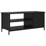 Casa si Gradina - Mobilier - Comode si corpuri - Comode - Cabinet TV cu raft Stejar negru 100 x 40 x 45 cm Lemn compozit - Infinity.ro