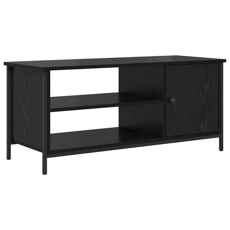 Casa si Gradina - Mobilier - Comode si corpuri - Comode - Cabinet TV cu raft Stejar negru 100 x 40 x 45 cm Lemn compozit - Infinity.ro