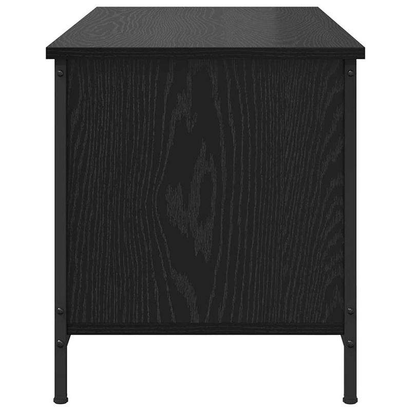 Casa si Gradina - Mobilier - Comode si corpuri - Comode - Cabinet TV cu raft Stejar negru 100 x 40 x 45 cm Lemn compozit - Infinity.ro