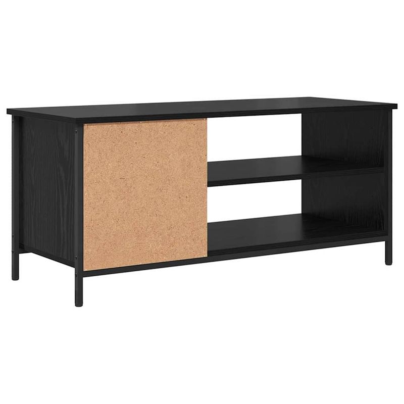 Casa si Gradina - Mobilier - Comode si corpuri - Comode - Cabinet TV cu raft Stejar negru 100 x 40 x 45 cm Lemn compozit - Infinity.ro