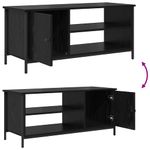 Casa si Gradina - Mobilier - Comode si corpuri - Comode - Cabinet TV cu raft Stejar negru 100 x 40 x 45 cm Lemn compozit - Infinity.ro