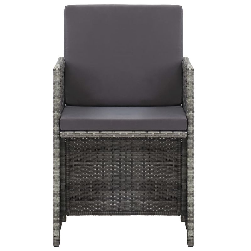 Casa si Gradina - Gradina si terasa - Mobilier exterior - Seturi mobila gradina - Set mobilier de exterior cu perne 15 piese antracit și maro poliratan - Infinity.ro