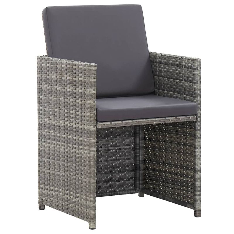 Casa si Gradina - Gradina si terasa - Mobilier exterior - Seturi mobila gradina - Set mobilier de exterior cu perne 15 piese antracit și maro poliratan - Infinity.ro