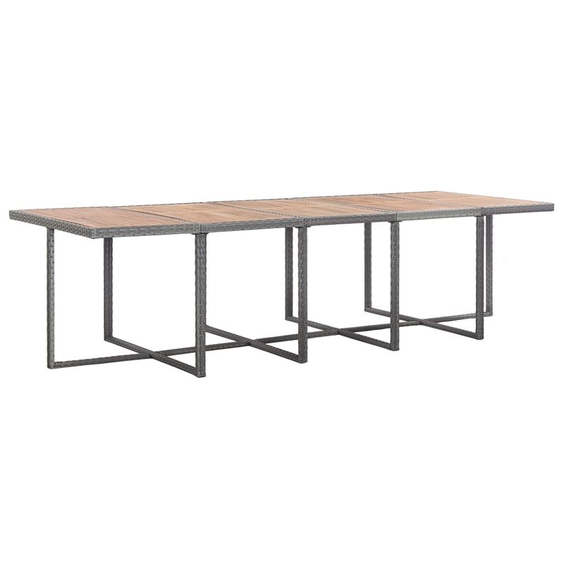 Casa si Gradina - Gradina si terasa - Mobilier exterior - Seturi mobila gradina - Set mobilier de exterior cu perne 15 piese antracit și maro poliratan - Infinity.ro