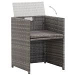 Casa si Gradina - Gradina si terasa - Mobilier exterior - Seturi mobila gradina - Set mobilier de exterior cu perne 15 piese antracit și maro poliratan - Infinity.ro