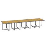 Casa si Gradina - Gradina si terasa - Mobilier exterior - Seturi mobila gradina - Set mobilier de gradina cu perne, 21 piese, poliratan, model fără suport de picioare - Infinity.ro