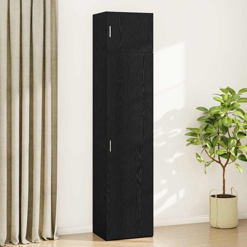 Casa si Gradina - Mobilier - Comode si corpuri - Comode - Dulap de depozitare Stejar negru 50 x 41 x 225 cm Lemn compozit - Infinity.ro