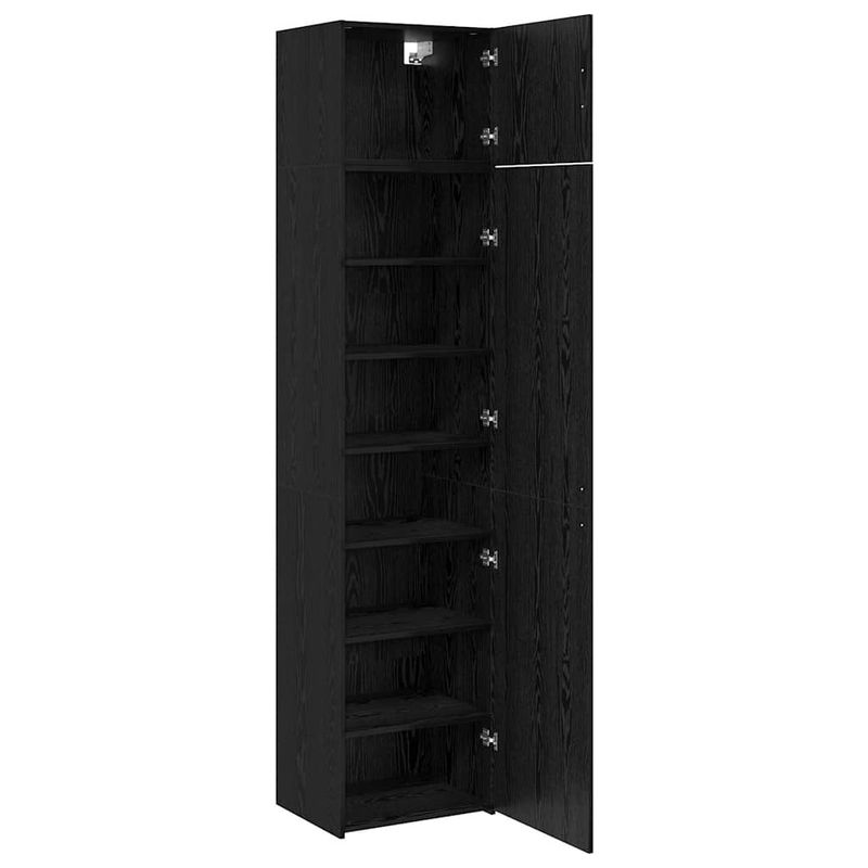 Casa si Gradina - Mobilier - Comode si corpuri - Comode - Dulap de depozitare Stejar negru 50 x 41 x 225 cm Lemn compozit - Infinity.ro