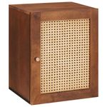 Casa si Gradina - Mobilier - Mobilier baie - Corpuri baie - Dulap de Baie cu raft cu depozitare cu usa Maro 38 x 33.5 x 48 cm - Infinity.ro