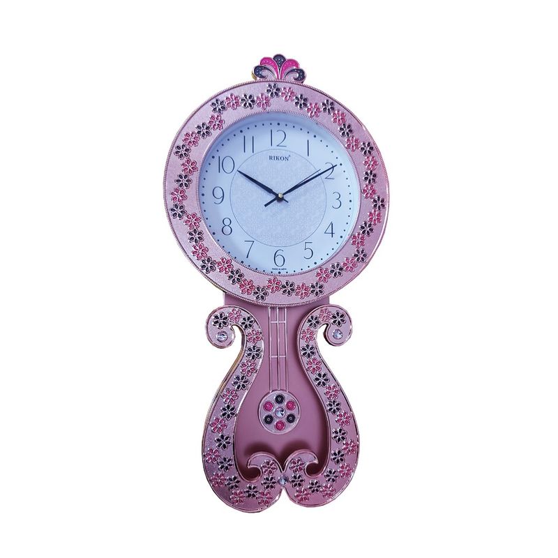 Casa si Gradina - Decoratiuni - Ceasuri - Ceas de perete cu pendul, Princess pink, 59 cm, RK36PND - Infinity.ro