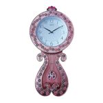 Casa si Gradina - Decoratiuni - Ceasuri - Ceas de perete cu pendul, Princess pink, 59 cm, RK36PND - Infinity.ro