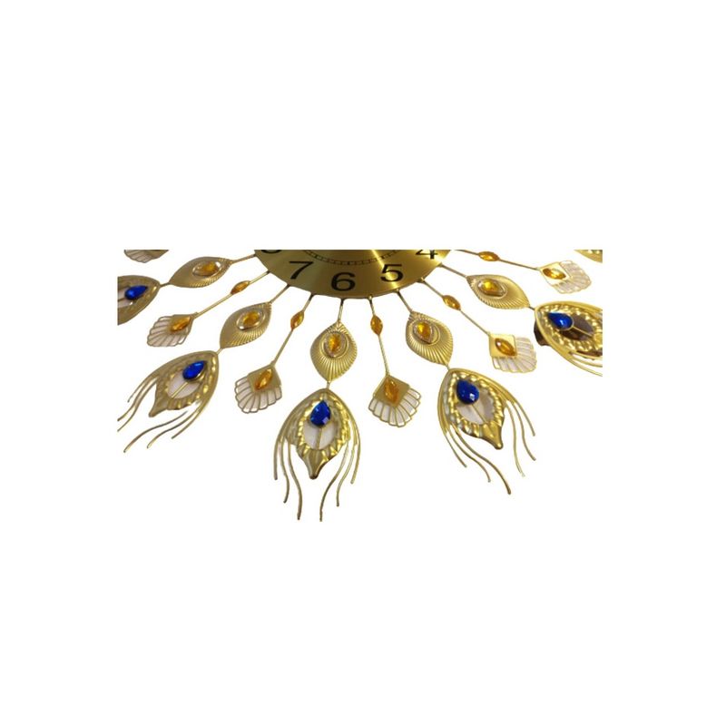 Casa si Gradina - Decoratiuni - Ceasuri - Ceas decorativ elegant, Coada de Paun, Silentios, 70 cm, 1803X - Infinity.ro