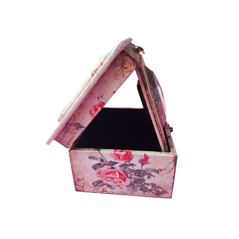 Casa si Gradina - Decoratiuni - Ceasuri - Ceas de masa, Cutie bijuterii, 20 cm, FT22129 - Infinity.ro