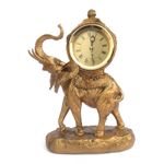 Casa si Gradina - Decoratiuni - Ceasuri - Statueta  Elefant cu ceas 23x32 cm - Infinity.ro