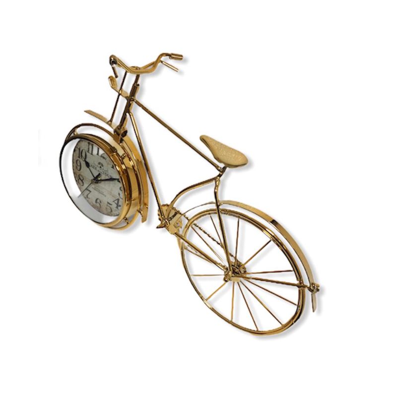 Casa si Gradina - Decoratiuni - Ceasuri - Ceas de masa in forma de Bicicleta, 30 cm, T1214GD - Infinity.ro