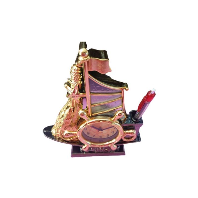 Casa si Gradina - Decoratiuni - Ceasuri - Ceas de masa cu alarma si suport pentru pixuri, 27 cm, LC9173A - Infinity.ro