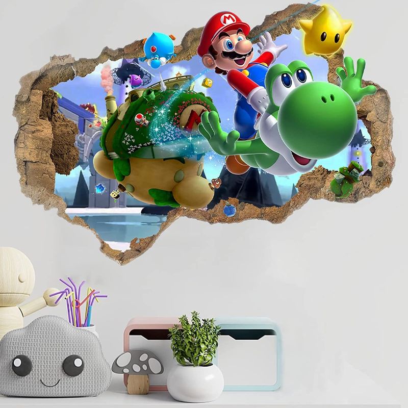 Casa si Gradina - Decoratiuni - Stickere decorative - Sticker decorativ cu Mario, 70 cm, 1108STK - Infinity.ro