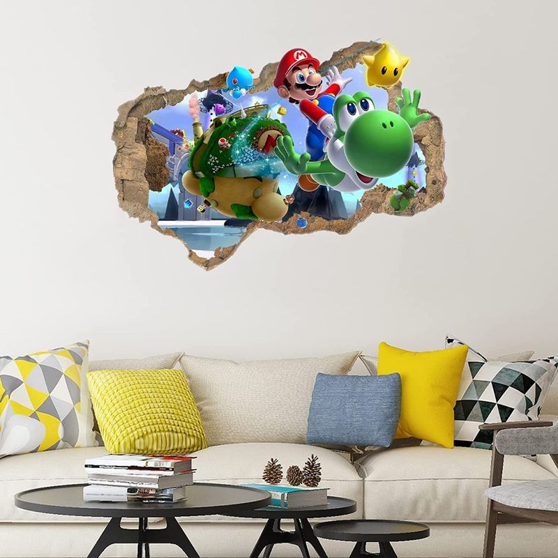 Casa si Gradina - Decoratiuni - Stickere decorative - Sticker decorativ cu Mario, 70 cm, 1108STK - Infinity.ro