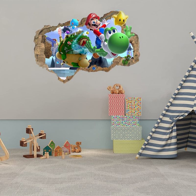 Casa si Gradina - Decoratiuni - Stickere decorative - Sticker decorativ cu Mario, 70 cm, 1108STK - Infinity.ro