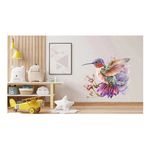 Casa si Gradina - Decoratiuni - Stickere decorative - Sticker decorativ, Pasarea Colibri, Multicolor, 61 cm, 1271STK-4 - Infinity.ro