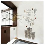 Casa si Gradina - Decoratiuni - Stickere decorative - Sticker decorativ, Vaza cu flori, 118 cm, 741STK - Infinity.ro