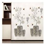 Casa si Gradina - Decoratiuni - Stickere decorative - Sticker decorativ, Vaza cu flori, 118 cm, 741STK - Infinity.ro