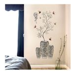 Casa si Gradina - Decoratiuni - Stickere decorative - Sticker decorativ, Vaza cu flori, 118 cm, 741STK - Infinity.ro