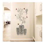 Casa si Gradina - Decoratiuni - Stickere decorative - Sticker decorativ, Vaza cu flori, 118 cm, 741STK - Infinity.ro
