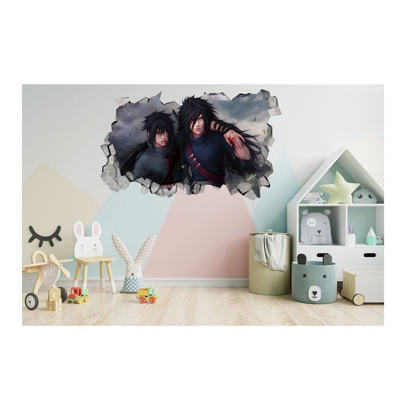Casa si Gradina - Decoratiuni - Stickere decorative - Sticker decorativ, gaura in perete 3D,  Naruto, 85 cm, 1028STK-2 - Infinity.ro