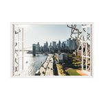 Casa si Gradina - Decoratiuni - Stickere decorative - Sticker decorativ, Fereastra 3D, New York, 85 cm, 689STK - Infinity.ro