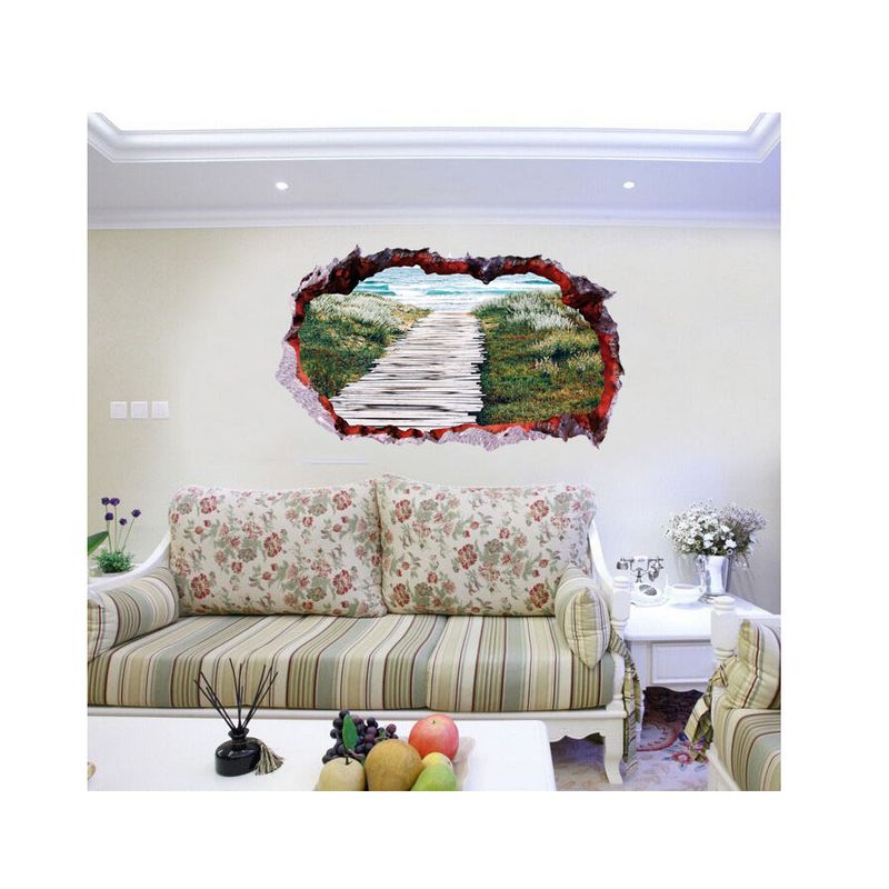 Casa si Gradina - Decoratiuni - Stickere decorative - Sticker decorativ, Gaura in perete 3D, Mare, 85 cm, 401STK - Infinity.ro