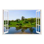 Casa si Gradina - Decoratiuni - Stickere decorative - Sticker decorativ, Fereastra 3D, Lac, 85 cm, 267STK - Infinity.ro