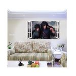 Casa si Gradina - Decoratiuni - Stickere decorative - Sticker decorativ, fereastra 3D,  Naruto, 85 cm, 1028STK - Infinity.ro