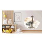 Casa si Gradina - Decoratiuni - Stickere decorative - Sticker decorativ, Girafa, Maro, 70 cm, 1307STK-8 - Infinity.ro