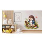 Casa si Gradina - Decoratiuni - Stickere decorative - Sticker decorativ, Arici, Multicolor, 67 cm, 1276STK-1 - Infinity.ro