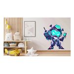 Casa si Gradina - Decoratiuni - Stickere decorative - Sticker decorativ Supererou, Turcoaz, 64 cm, 1311STK-9 - Infinity.ro
